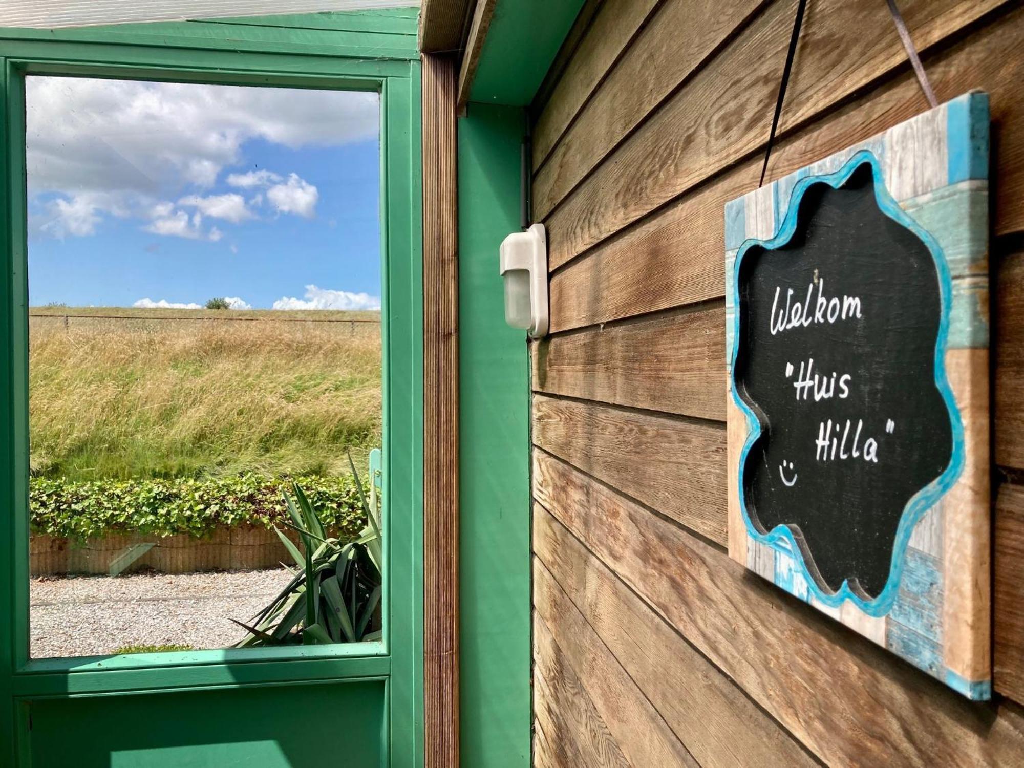 4 Pers Holiday Home Hilla With Winter Garden In Front Of The Dike Directly On The Lauwersmeer Anjum Esterno foto