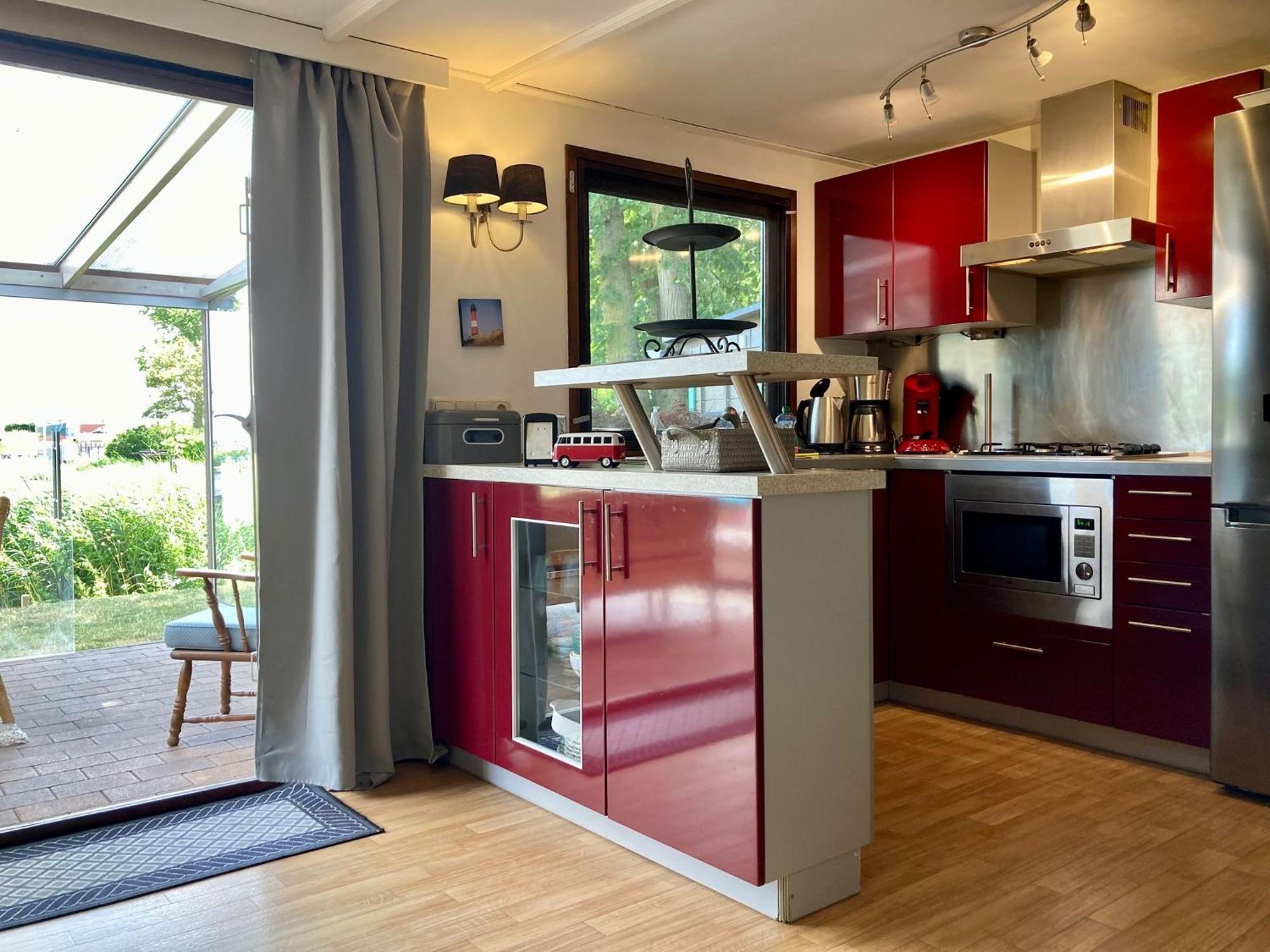 4 Pers Holiday Home Hilla With Winter Garden In Front Of The Dike Directly On The Lauwersmeer Anjum Esterno foto